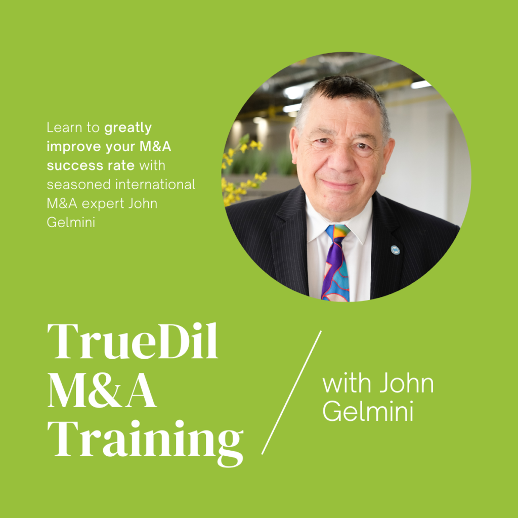 TrueDil M&A training course banner